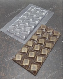 Форма пластикова E-0015 Шоколад "Обертання"