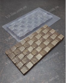 Форма пластикова E-0016 Шоколад Кубики
