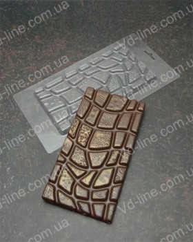 Форма пластикова B-0210 Плитка шоколаду Мікс