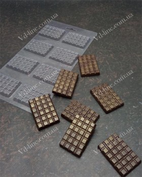 Форма пластикова B-0112 Шоколадки Комплімент