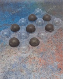 Форма пластикова C-0043 Сфери-кульки 8шт (40мм)