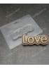 Форма пластикова F-0010 "Love"