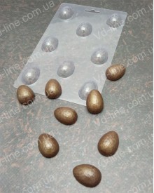 Форма пластикова E-0073 Яйце міні гранене