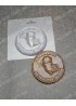 Форма пластикова D-0034 Шоколадка-медаль "Выпускник начальной школы"