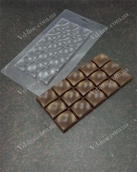 Форма пластикова B-0192 Шоколад "Хвилястий"
