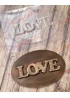 Форма пластикова A-0012 Шоколадний топер "LOVE"