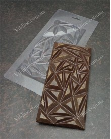 Форма пластикова B-0138 Шоколад Трикутники