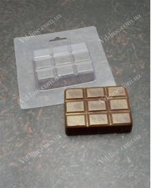 Форма пластикова D-0167 Міні-шоколадка №1