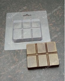 Форма пластикова D-0168 Міні-шоколадка №2